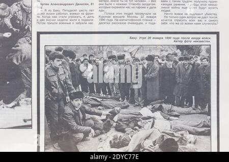 All'interno della rivista russa 'Ogoniok'. Foto Stock