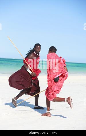 Maasai Foto Stock