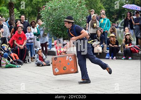 Vienna, Austria. 15 settembre 2011. Buskers Festival Vienna al Karlsplatz Foto Stock