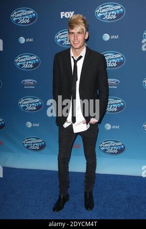 Colton Dixon arriva alla prima della 'American Idoll' Stagione 12 a Los Angeles, CA, USA il 09 gennaio 2013. Foto di Krista Kennel/ABACAPRESS.COM Foto Stock