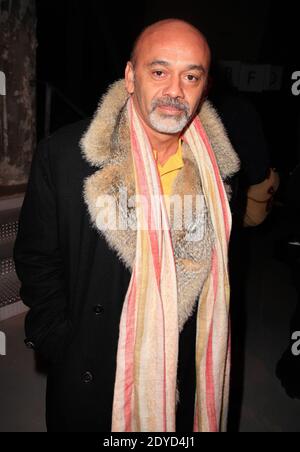 Christian Louboutin alla mostra della collezione Haute-Couture Primavera-Estate 2013 Alexandre Vauthier a Parigi, Francia, il 22 gennaio 2013. Foto di Jerome Domine/ABACAPRESS.COM Foto Stock