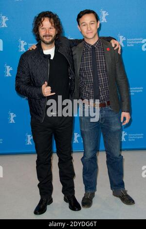 Il produttore RAM Bergmann e il regista/attore Joseph Gordon Levitt partecipano alla Photocall "Don Jon's Addiction" durante il 63° Festival Internazionale del Cinema di Berlino, in Germania, l'8 febbraio 2013. Foto di Aurore Marechal/ABACAPRESS.COM Foto Stock