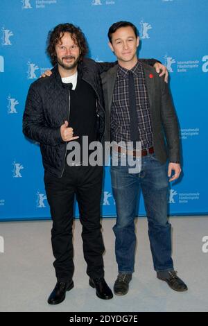 Il produttore RAM Bergmann e il regista/attore Joseph Gordon Levitt partecipano alla Photocall "Don Jon's Addiction" durante il 63° Festival Internazionale del Cinema di Berlino, in Germania, l'8 febbraio 2013. Foto di Aurore Marechal/ABACAPRESS.COM Foto Stock