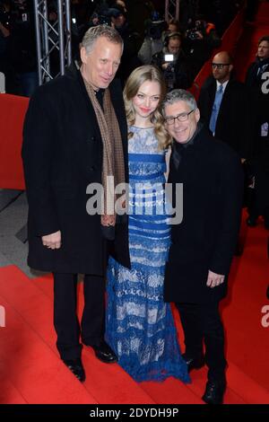 Rob Epstein, Amanda Seyfried e Jeffrey Friedman partecipano alla Premiere 'Lovelace' durante il 63° Berlinale, Festival Internazionale del Cinema di Berlino, a Friedrichstadt-Palast, Berlino, il 09 febbraio 2013. Foto di Aurore Marechal/ABACAPRESS.COM Foto Stock