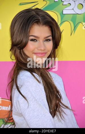 Zendaya Coleman arriva al 26° Premio annuale Kids' Choice di Nickelodeon all'USC Galen Center il 23 marzo 2013 a Los Angeles, California, USA. Foto di Lionel Hahn/ABACAPRESS.COM Foto Stock