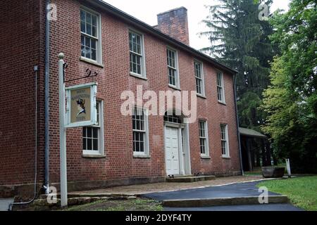 Fort necessity – Mount Washington Tavern, Pennsylvania, Stati Uniti Foto Stock