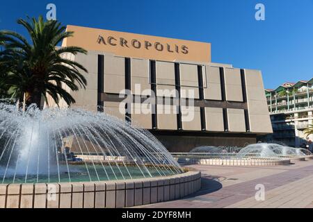 Francia Nizza Cote d'Azur Palais des Congres Acropolis Convention Centre Foto Stock