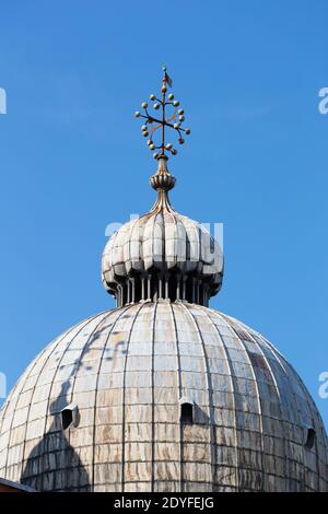 Venezia Italia guglia della Basilica di San Marco Foto Stock