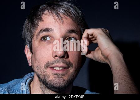 Guillaume Meurice. Ritratto dell'umorista e cronista di Francia Inter Guillaume Meurice. Guillaume Meurice. Ritratto de l'humoriste et chroniqueu Foto Stock