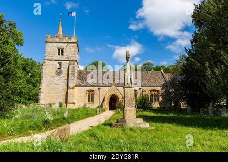 La chiesa di San Giacomo il Grande a Birlingham, Worcestershire, Inghilterra Foto Stock