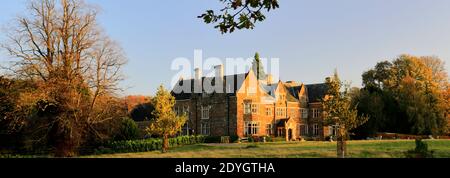 Vista della Abbazia Launde, Est Norton village, Leicestershire, England, Regno Unito Foto Stock