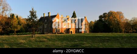 Vista della Abbazia Launde, Est Norton village, Leicestershire, England, Regno Unito Foto Stock