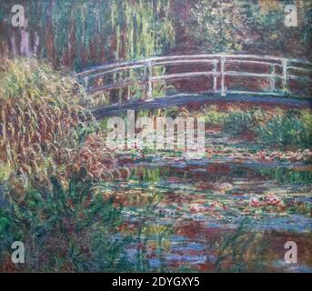 Le Bassin aux nymphéas, harmonie Rose - Claude Monet. Foto Stock