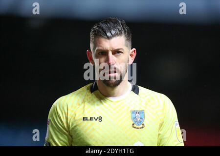 Ewood Park, Blackburn, Lancashire, Regno Unito. 26 Dicembre 2020. Campionato di calcio inglese della lega di calcio, Blackburn Rovers contro Sheffield Mercoledì; Sheffield Mercoledì portiere Keiren Westwood credito: Action Plus Sport/Alamy Live News Foto Stock