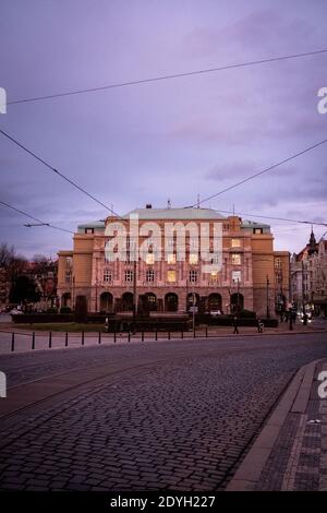 Immagine di Praga, capitale della Repubblica Ceca. Ilustration de Prague, capitale de la Republique assegno. Foto Stock