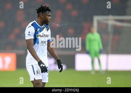 Bologna, Italia. 23 dicembre 2020. Bologna, Italia, stadio Dall'Ara, 23 dicembre 2020, Duvan Zapata di Atalanta durante il Bologna FC vs Atalanta Bergamasca Calcio - Calcio italiano Serie A match Credit: Ettore Griffoni/LPS/ZUMA Wire/Alamy Live News Foto Stock