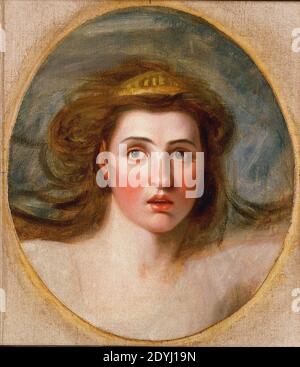 Lady Emma Hamilton (1765-1815) come Cassandra Foto Stock