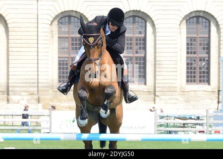NO WEB NO APPS IN FRANCE FINO A MAGGIO 15 - Guillaume Canet al Salone Internazionale di Chantilly Jumping a Chantilly, nel nord-est di Parigi, Francia il 21 aprile 2013. Foto di Nicolas Briquet/ABACAPRESS.COM Foto Stock