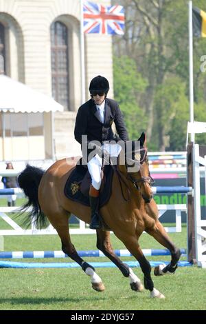 NO WEB NO APPS IN FRANCE FINO A MAGGIO 15 - Guillaume Canet al Salone Internazionale di Chantilly Jumping a Chantilly, nel nord-est di Parigi, Francia il 21 aprile 2013. Foto di Nicolas Briquet/ABACAPRESS.COM Foto Stock