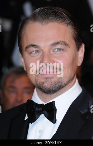 Leonardo DiCaprio in arrivo per la proiezione del Grande Gatsby e la cerimonia di apertura del 66° Festival del Cinema di Cannes al Palais des Festivals di Cannes, Francia, il 15 maggio 2013. Foto di Aurore Marechal/ABACAPRESS.COM Foto Stock