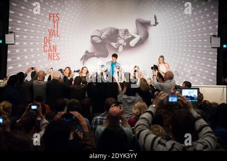 Partecipa alla conferenza stampa "Bling Ring" durante il 66° Festival annuale del cinema di Cannes al Palais des Festivals di Cannes, in Francia, il 16 maggio 2013. Foto di Florent Dupuy/POOL/ABACAPRESS.COM Foto Stock