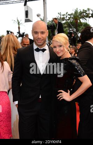 Tatiania Laurens e Xavier Delarue Arriving for All è la proiezione persa che si tiene al Palais Des Festivals nell'ambito del 66° festival cinematografico di Cannes, a Cannes, nella Francia meridionale, il 22 maggio 2013. Foto di Nicolas Briquet/ABACAPRESS.COM Foto Stock