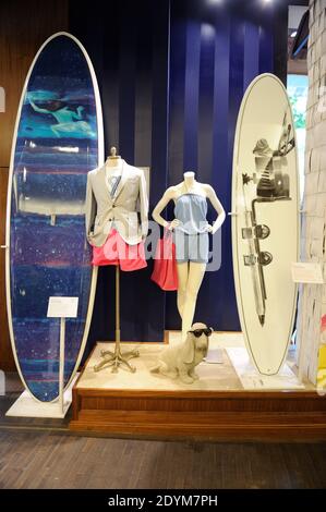 Una panoramica del lancio della collezione "Surf Shack" presso il negozio di navi da crociera di Parigi di Tommy Hilfiger, a Parigi, il 4 giugno 2013. Foto di Alban Wyters/ABACAPRESS.COM Foto Stock