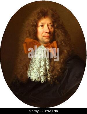 Nicolas de Largillière - Ritratto di un Gentleman (Pierre Van Schuppen). Foto Stock