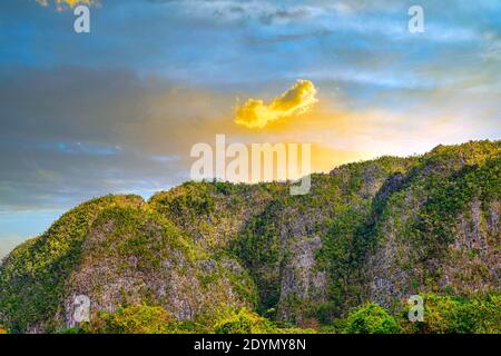 Valle de Vinales, Pinar del Rio, Cuba Foto Stock