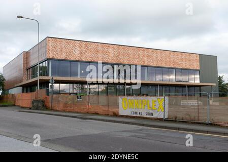 Omniplex Cinema Center Killarney cantiere e nuovo sviluppo Griffin Brothers Contraente a Killarney in Irlanda a partire dall'ottobre 2020 Foto Stock