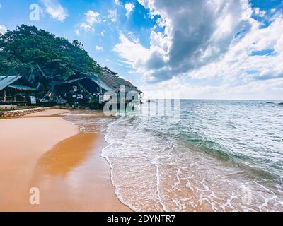 Vista sulla spiaggia di Koh Tao, provincia di Samui, Thailandia, sud-est asiatico Foto Stock