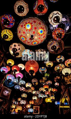 Lampade tacchino mosaico - QATAR Foto Stock