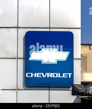 Ankara, Turchia : concessionaria di automobili Chevrolet. Chevrolet è una divisione di General Motors Foto Stock