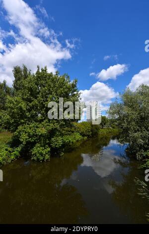 Una veduta generale del Centro spaziale Nazionale di Leicester Foto Stock