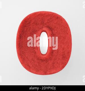 numero di pellicce . rendering 3d Foto Stock