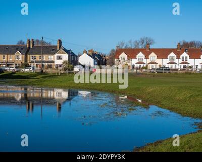 Wolvercote Village, Wolvercote Village, Port Meadow, Oxford, Oxfordshire, Inghilterra, Regno Unito, GB. Foto Stock