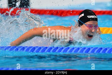 Durante il 15° Campionato del mondo di nuoto FINA presso la piscina comunale di Montjuic a Barcellona, Spagna, il 2013 luglio. Foto di Christian Liegi/ABACAPRESS.COM Foto Stock