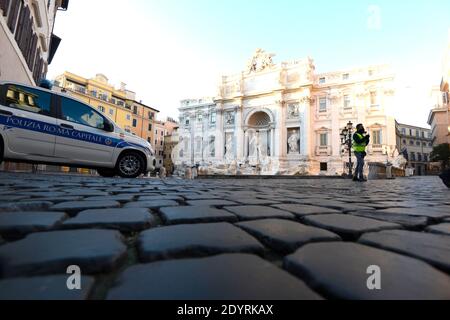 Roma, 27 dicembre 2020, ultimo giorno di zona rossa Foto Stock