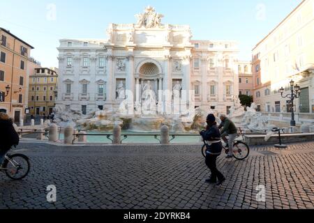 Roma, 27 dicembre 2020, ultimo giorno di zona rossa Foto Stock