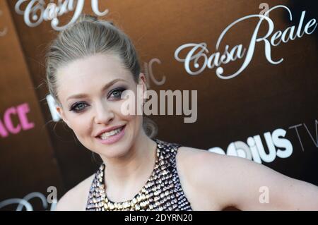 Amanda Seyfried arriva alla prima di 'Lovelace' al Teatro Egiziano di Los Angeles, CA, USA, il 5 agosto 2013. Foto di Lionel Hahn/ABACAPRESS.COM Foto Stock