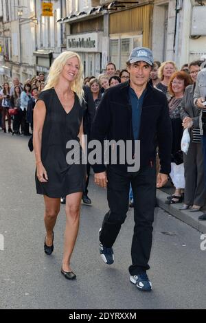 Sandrine Kiberlain e Albert Dupontel hanno partecipato allo screning di 9 Mois Ferme durante il 6° Festival del Cinema di Angouleme, in Francia, il 25 agosto 2013. Foto di Nicolas Briquet/ABACAPRESS.COM Foto Stock