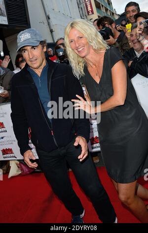 Albert Dupontel e Sandrine Kiberlain hanno partecipato allo screning di 9 Mois Ferme durante il 6° Festival del Cinema di Angouleme, in Francia, il 25 agosto 2013. Foto di Nicolas Briquet/ABACAPRESS.COM Foto Stock