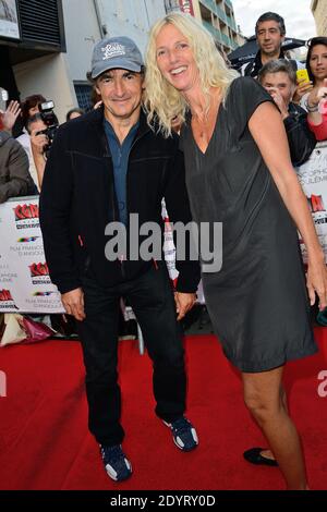 Albert Dupontel e Sandrine Kiberlain hanno partecipato allo screning di 9 Mois Ferme durante il 6° Festival del Cinema di Angouleme, in Francia, il 25 agosto 2013. Foto di Nicolas Briquet/ABACAPRESS.COM Foto Stock