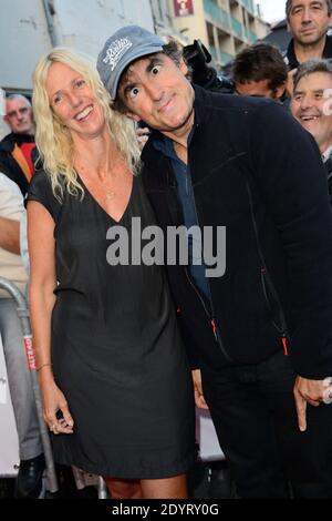 Sandrine Kiberlain e Albert Dupontel hanno partecipato allo screning di 9 Mois Ferme durante il 6° Festival del Cinema di Angouleme, in Francia, il 25 agosto 2013. Foto di Nicolas Briquet/ABACAPRESS.COM Foto Stock