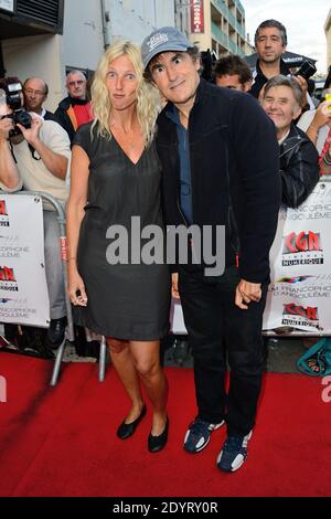 Sandrine Kiberlain e Albert Dupontel hanno partecipato allo screning di 9 Mois Ferme durante il 6° Festival del Cinema di Angouleme, in Francia, il 25 agosto 2013. Foto di Nicolas Briquet/ABACAPRESS.COM Foto Stock