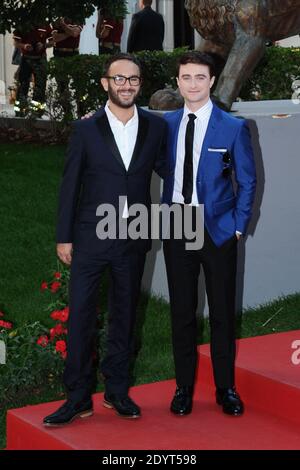 John Krokidas e Daniel Radcliffe partecipano alla prima del film Kill Your Darlings nell'ambito del settantesimo Festival Internazionale del Cinema di Venezia (Mostra), presso l'isola del Lido di Venezia, il 01 settembre 2013. Foto di Aurore Marechal/ABACAPRESS.COM Foto Stock