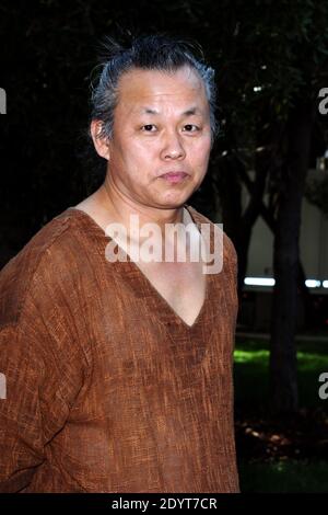 Il regista Kim Ki-duk arriva al Casinò per la Photocall e la Conferenza Stampa 'Moebius' durante il 70° Festival Internazionale del Cinema di Venezia (Mostra), presso l'isola del Lido di Venezia, il 03 settembre 2013. Foto di Aurore Marechal/ABACAPRESS.COM Foto Stock