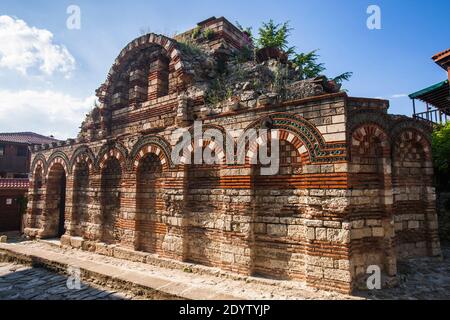 Chiesa dei Santi Arcangeli Michele e Gabriele, Antica Città di Nessebar, Nesebar, Nessebar, Provincia di Burgas, Bulgaria, Europa sudorientale, Europa Foto Stock