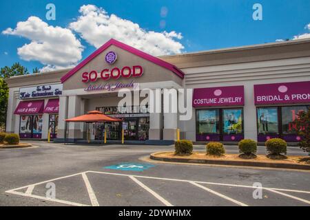 Gwinnett, County USA - 05 31 20: Così buona posizione del negozio al dettaglio con una tenda Foto Stock