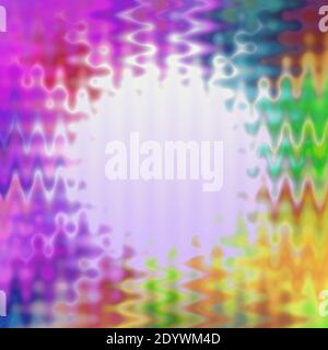 Un abstract psichedelico ondulata immagine di sfondo. Foto Stock